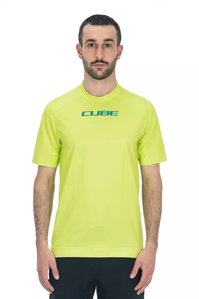 TRICOU CUBE ATX ROUND NECK S/S LIME S