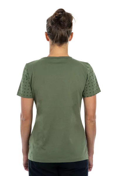 TRICOU CUBE ORGANIC WS T-SHIRT PEDAL OLIVE M