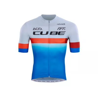 TRICOU CUBE TEAMLINE JERSEY S/S BLUE RED GREY S