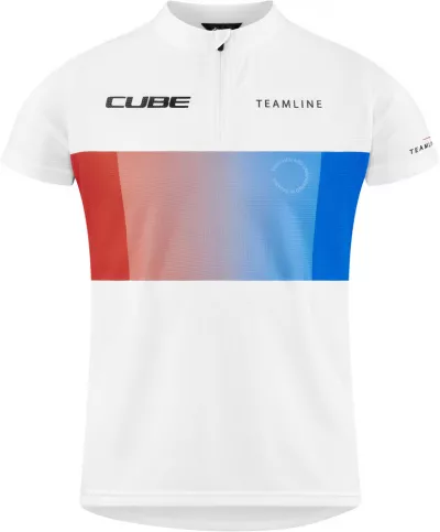 TRICOU CUBE TEAMLINE  ROOKIE S/S WHITE/BLUE/RED M