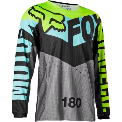TRICOU FOX YOUTH 180 TRICE TEAL M