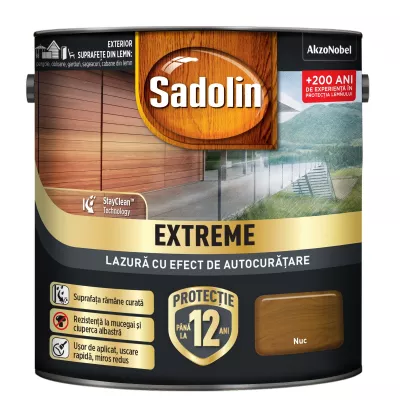 Lac pentru lemn, Sadolin Extreme, nuc, 0.7 L