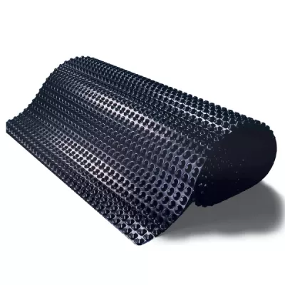 Membrana cu crampoane HDPE pentru protectie fundatie, 1000x2000 mm