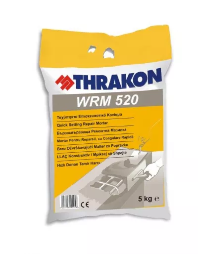Mortar de reparatii cu intarire ultrarapida, Thrakon WRM 520, gri, 5kg