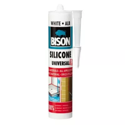 Silicon Universal BISON, alb, 280ml