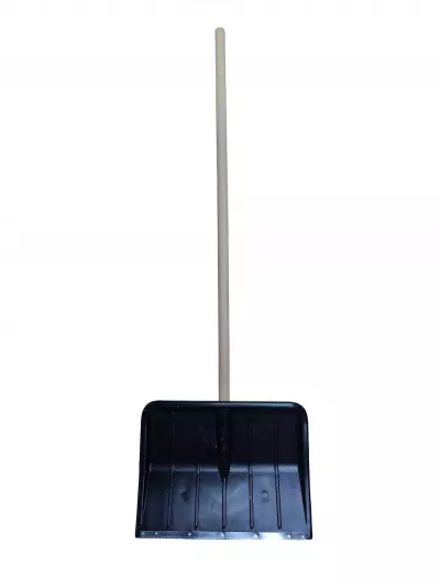 Lopata de zapada 47×35cm plastic negru, muchie metalica, coada120cm "REG"