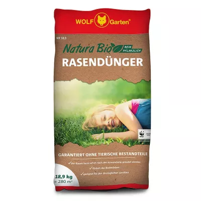 fertilizator gazon organic Wolf-Garten NR 18,9 Natura Bio