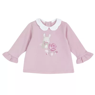 Bluza copii Chicco, roz prafuit, 01901-65MFCO, 56