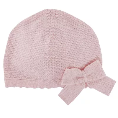 Caciulita tricotata copii Chicco, fetite, roz, 1