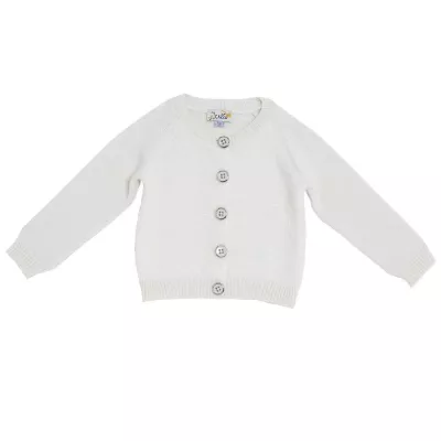 Cardigan Chicco, tricot, alb, 96264
