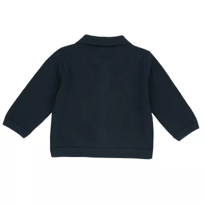 Cardigan copii Chicco tricotat, Albastru Inchis, 05849-66MFCO, 92