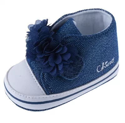 Ghete copii Chicco Naira material textil, bleumarin cu model, 67043-62P, 19