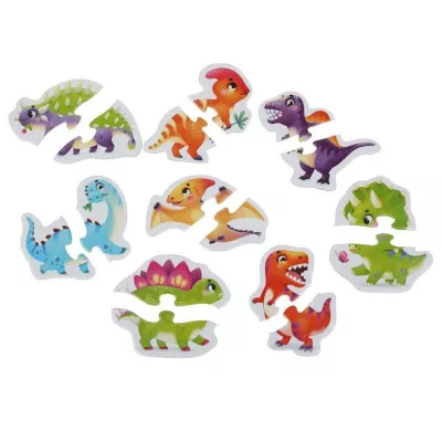 Jucarie puzzle Cubika Dinouzauri, 2ani+