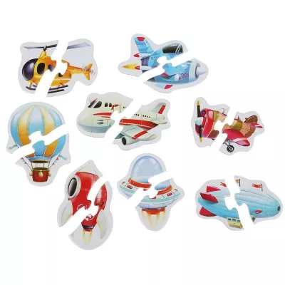Jucarie puzzle Cubika Transport aerian, 2ani+