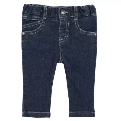 Pantalon lung copii, Chicco, pentru baieti, albastru denim, 86