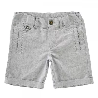 Pantalon scurt baieti, Chicco, gri, 116