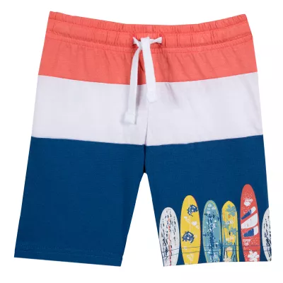 Pantalon scurt pentru plaja baieti Chicco, cu snur, albastru deschis, 128