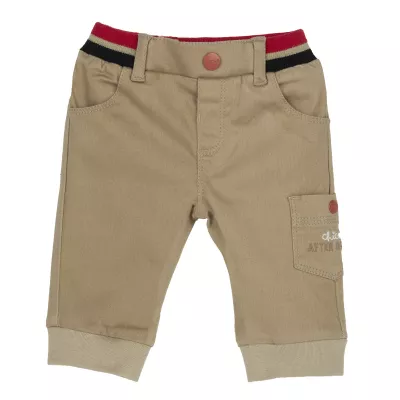 Pantaloni copii Chicco, Bej cu model, 08698-63MFCO, 56