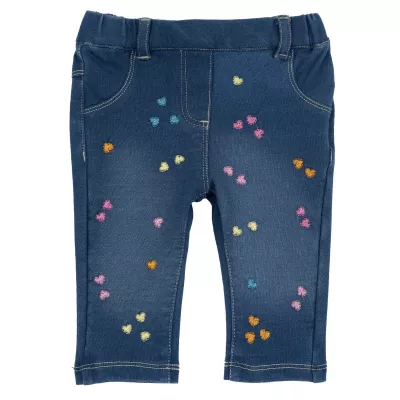 Pantaloni copii Chicco din denim stretch, Albastru, 55928-66MFCO, 98