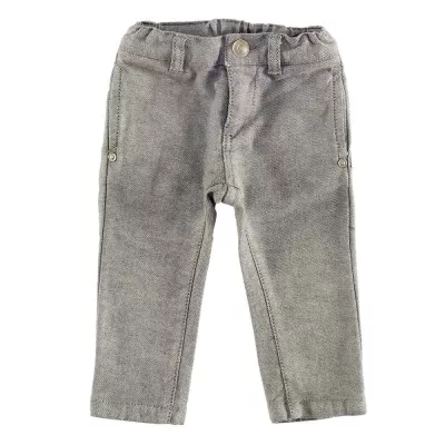 Pantaloni copii Chicco, gri inchis, 98