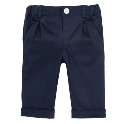 Pantaloni copii Chicco satin, albastru, 08628, 56