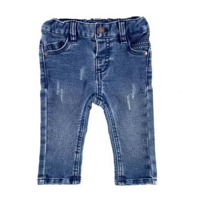Pantaloni lungi copii Chicco, albastru, 74