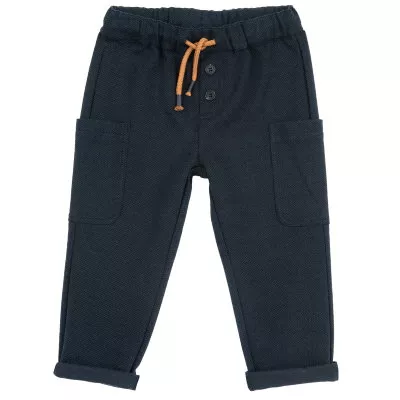 Pantaloni lungi copii Chicco, Albastru inchis, 08920-65MC, 110
