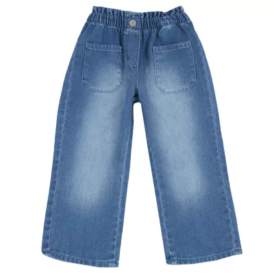 Pantaloni lungi copii Chicco denim, Albastru, 08898-65MC, 122