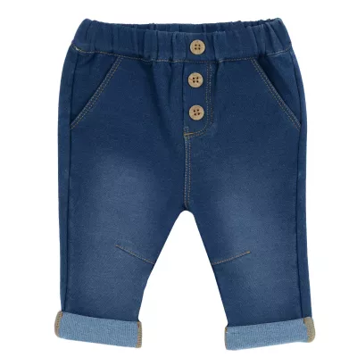 Pantaloni lungi copii Chicco denim, albastru, 08954-65MFCO, 56