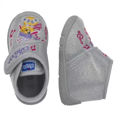 Pantofi de casa pentru copii Chicco Tetris, argintiu, 70054-65P, 19
