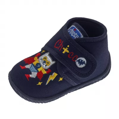 Pantofi de casa pentru copii Chicco Tetris, bleumarin, 70054-65P, 30