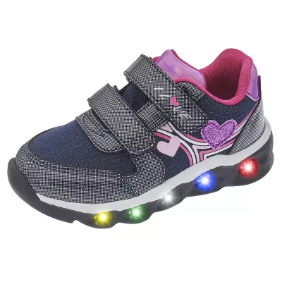 Pantofi sport copii cu luminite Chicco Chelly, Bleumarin, 71126-66P, 29