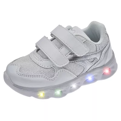 Pantofi sport copii cu luminite Chicco Clory, Alb, 71136-66P, 24