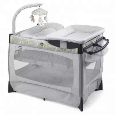 Pat pliant Chicco Lullaby Baby, Silver, 0luni+