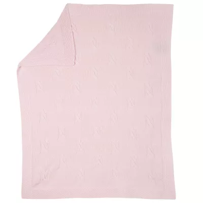 Paturica landou bebe Chicco tricotata, roz, 05091, 99