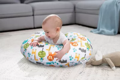Perna alaptare Chicco Boppy 4 in 1, Peaceful Jungle