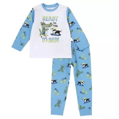 Pijama copii Chicco, Bleu 2, 31473-66MC, 104