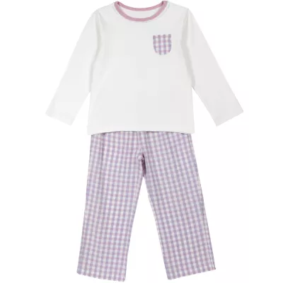 Pijama copii Chicco, alb, 110