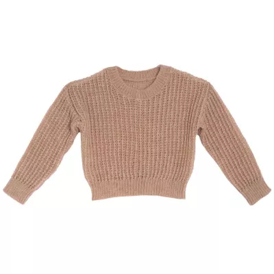 Pulover tricotat Chicco, roz, amestec lana, 116