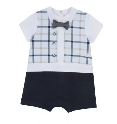 Salopeta bebe Chicco, alb cu bleumarin, 50951-64MFCI, 74