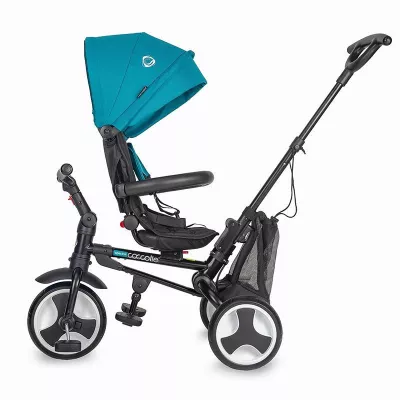 Tricicleta copii multifunctionala Cocolle Spectra Air, albastru, 12luni-3ani