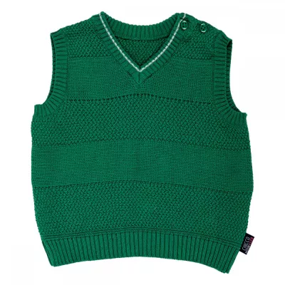 Vesta tricotata copii Chicco, baieti, verde, 92