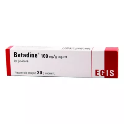 Betadine 100mg/g unguent * 20 grame