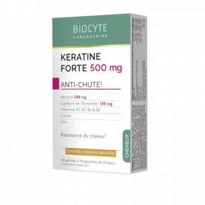 Biocyte Keratine Forte anti-căderea părului * 40 capsule