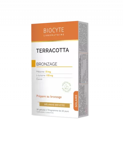 Biocyte Terracotta cocktail solar cu melanina * 30 capsule