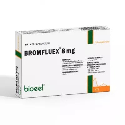 Bromfluex 8 mg * 25 comprimate
