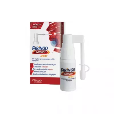 Faringo Intensiv spray 8,75 mg/doză * 15 ml