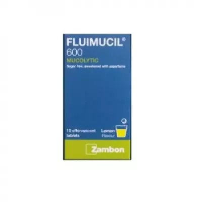 Fluimucil 600 mg * 10 comprimate efervescente
