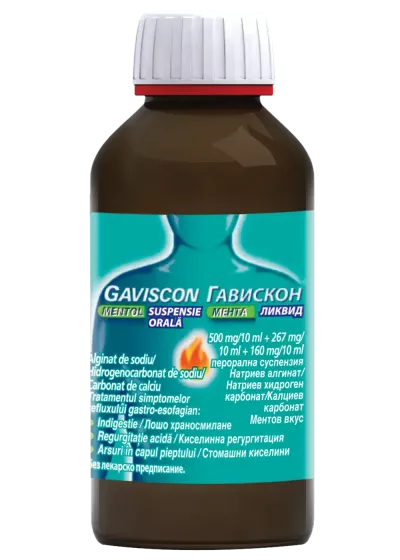 Gaviscon menthol suspensie orală * 200 ml