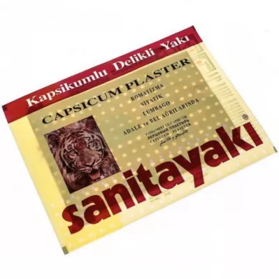 Plasturi antireumatici cu ardei Sanitayaki 12-17 cm * 1 bucată